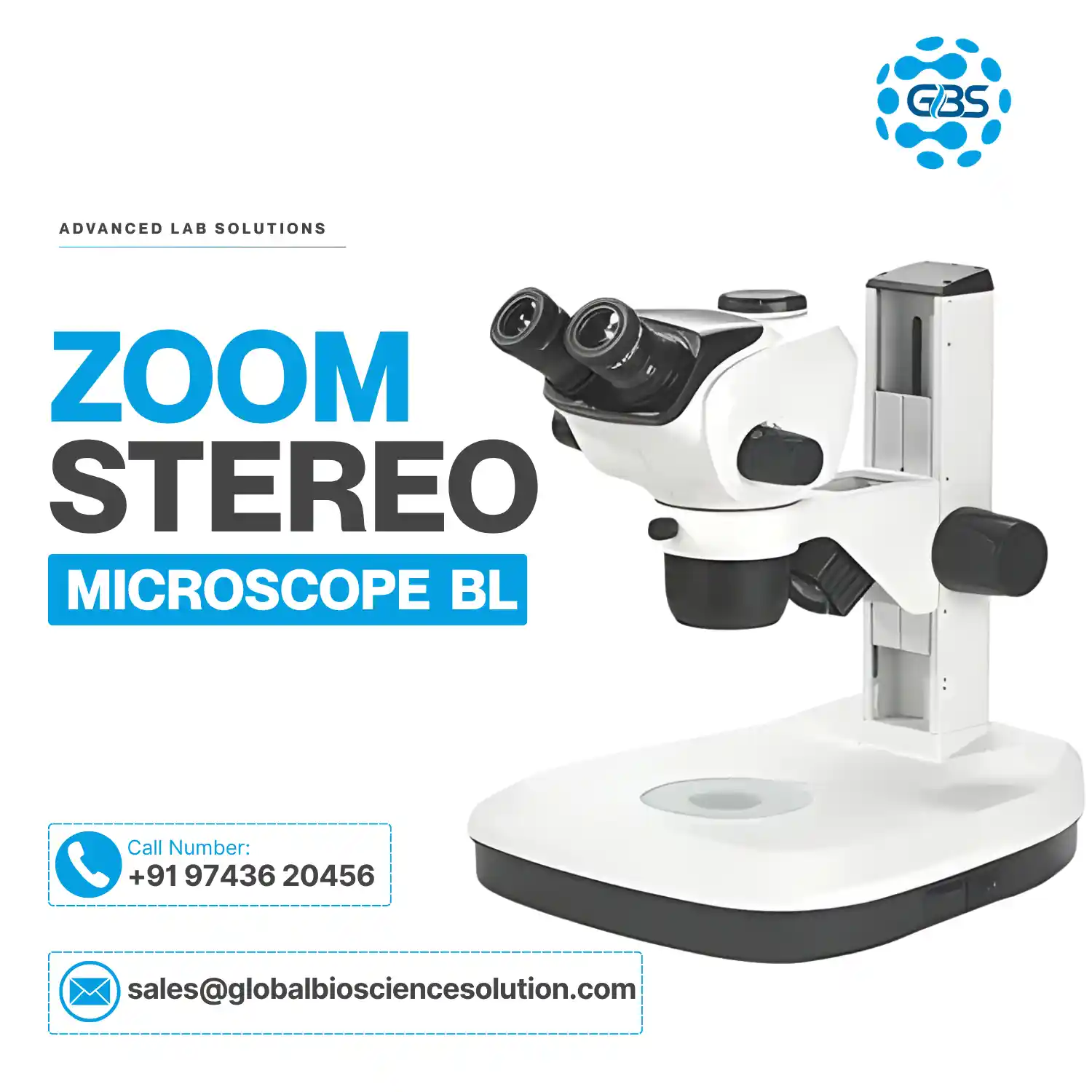 GBS Binocular Zoom Stereo Microscope