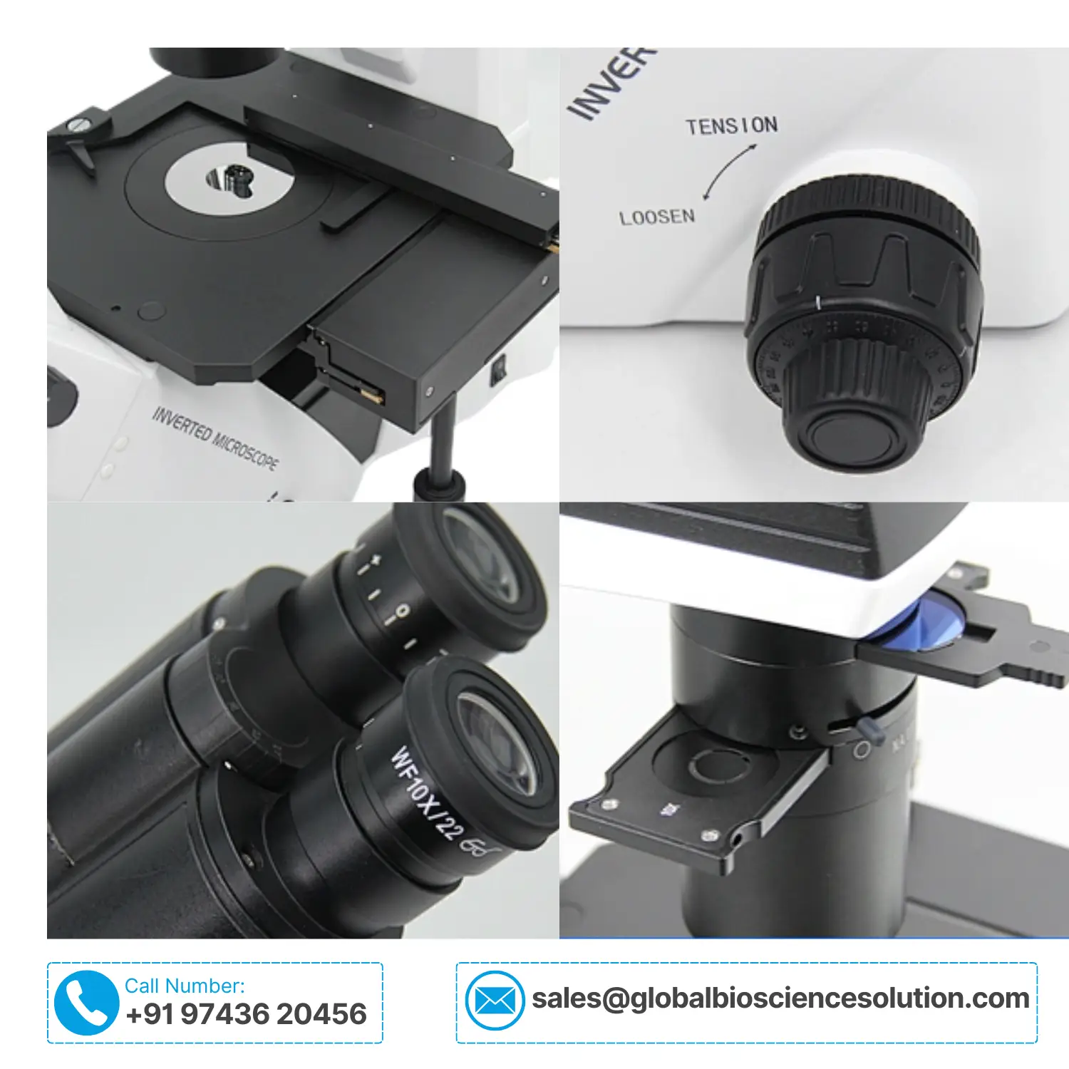 GBS Inverted LED Fluorescence Microscope