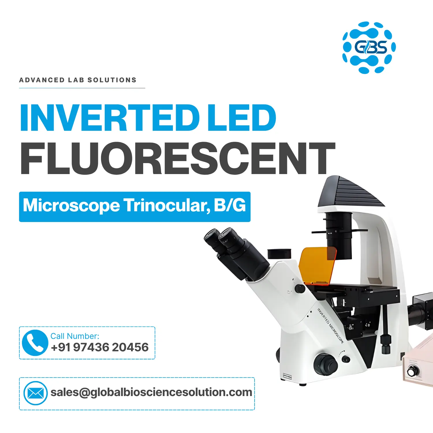 GBS Inverted LED Fluorescence Microscope