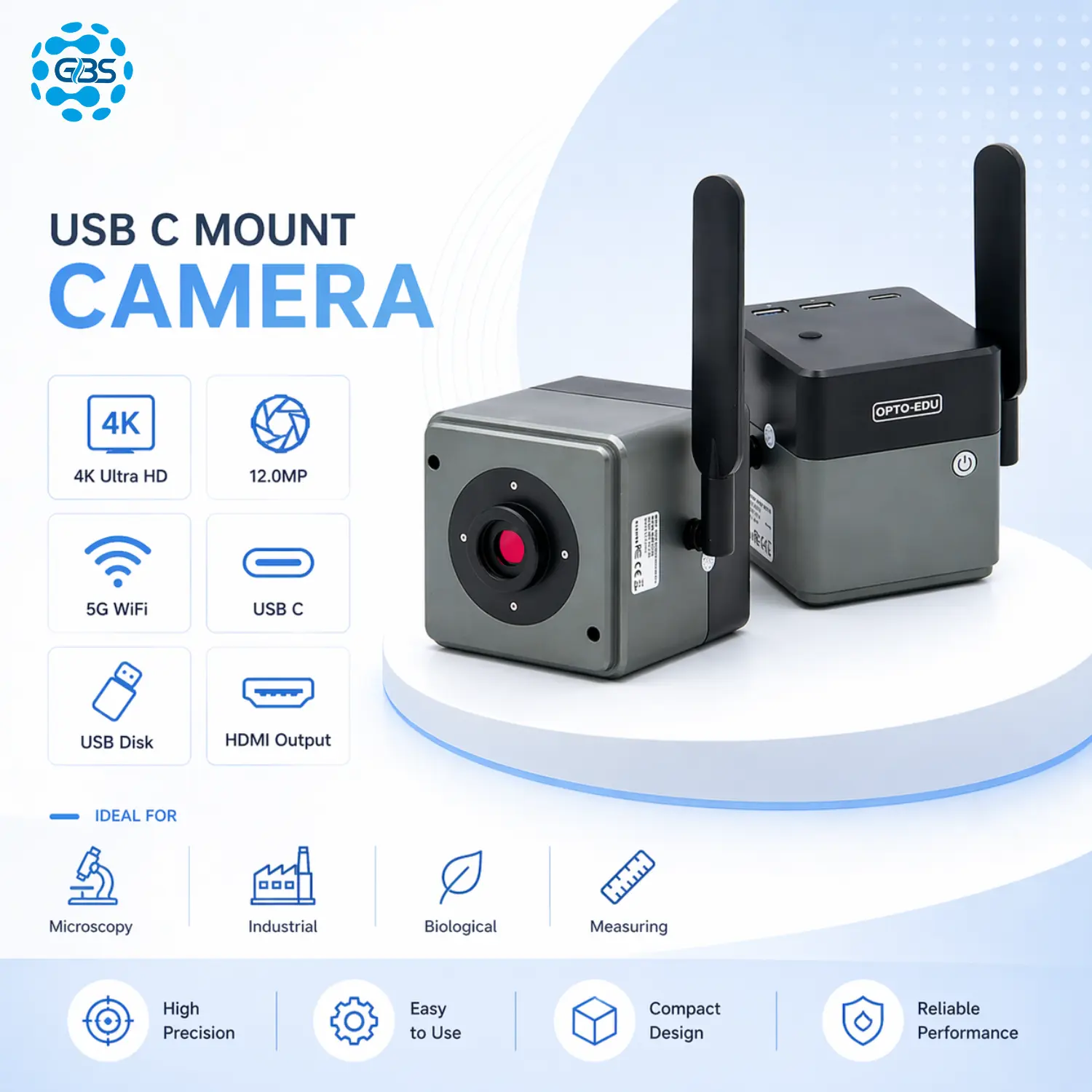GBS WiFi HDMI 4K Camera