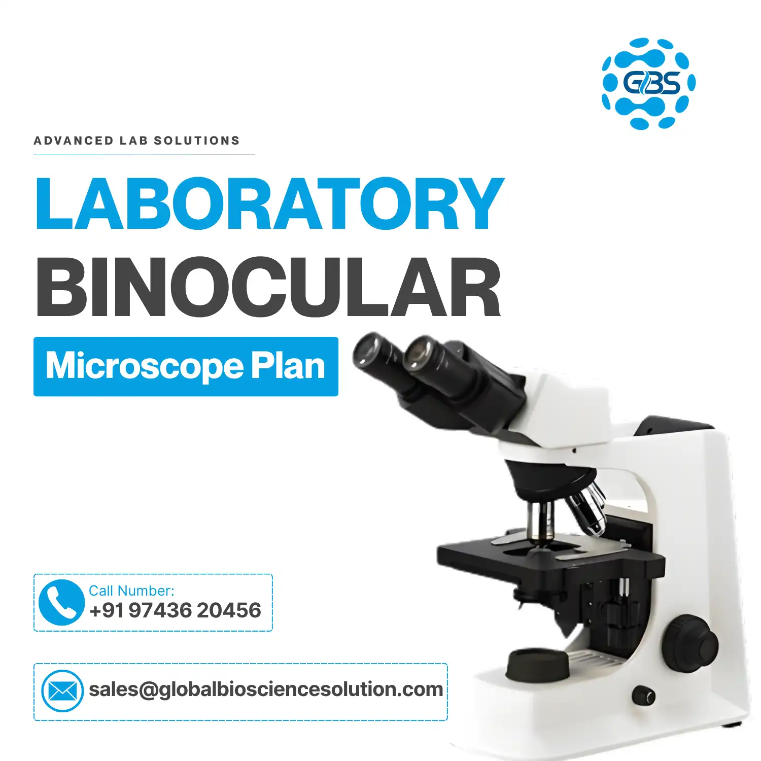 GBS Plan Binocular Biological Microscope