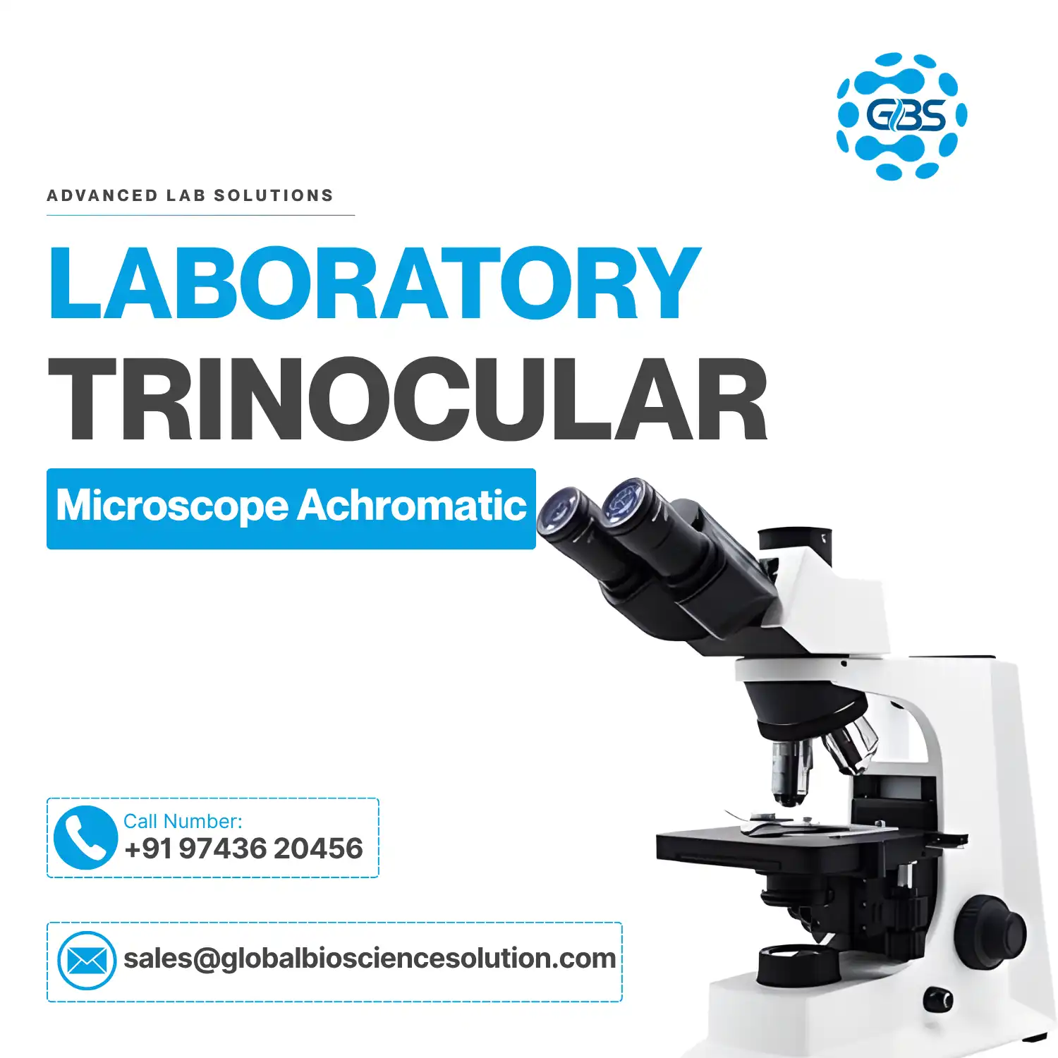 GBS.12.2601-AT Trinocular Biological Microscope with Achromatic objectives