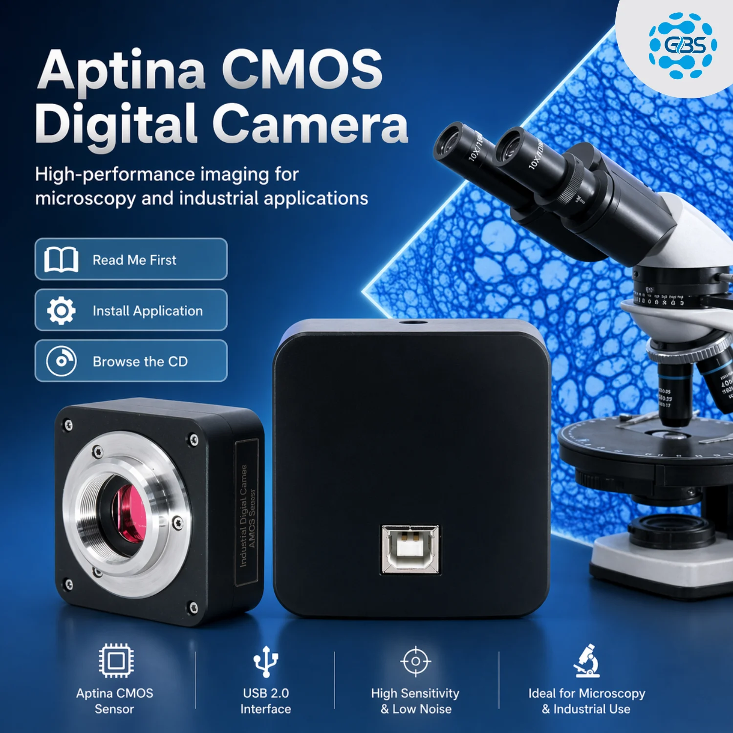 LCD Android Microscope Camera All-in-One Digital Display System